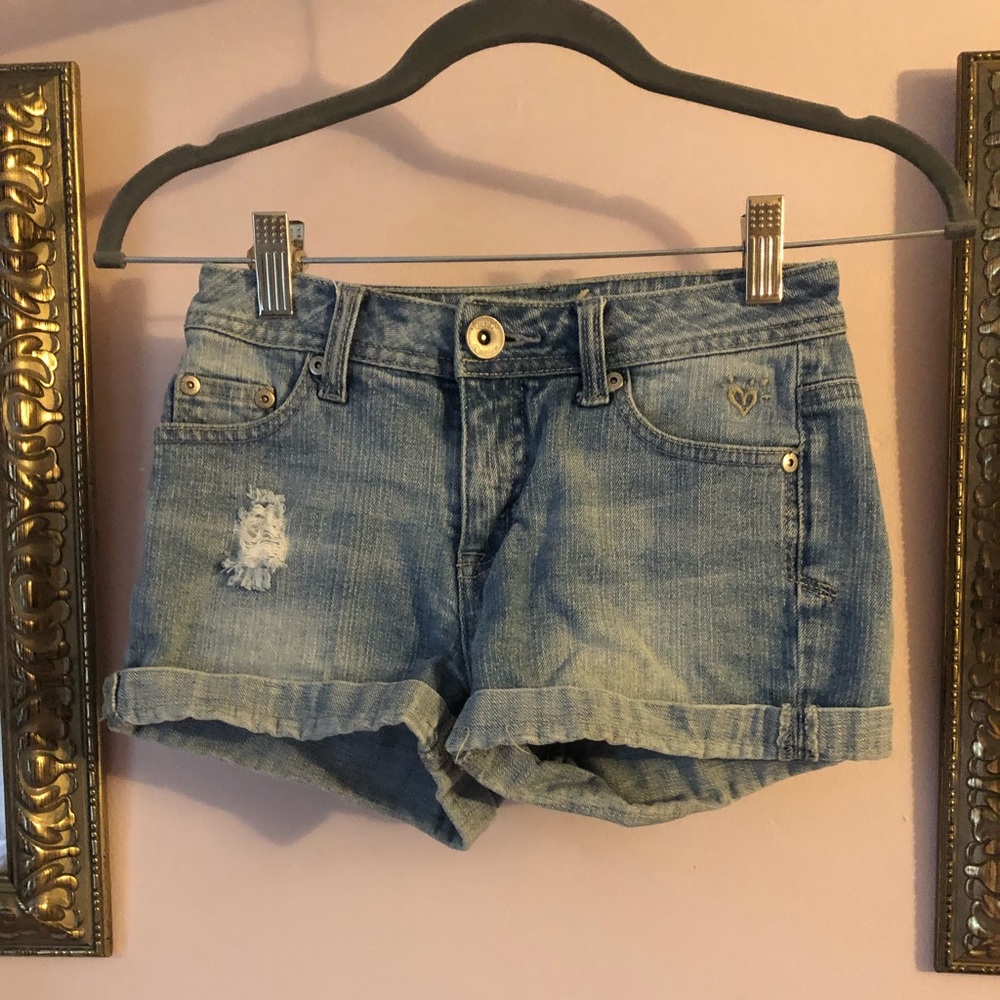 Cute kids jean shorts